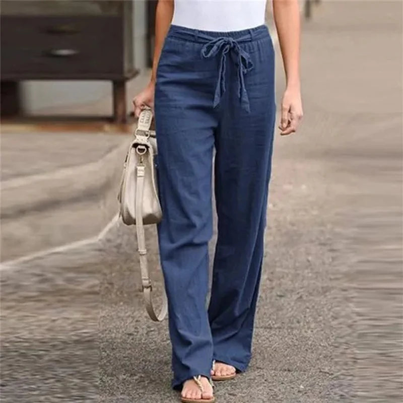 Nara™ | Pantalon Élastique en Lin Respirant