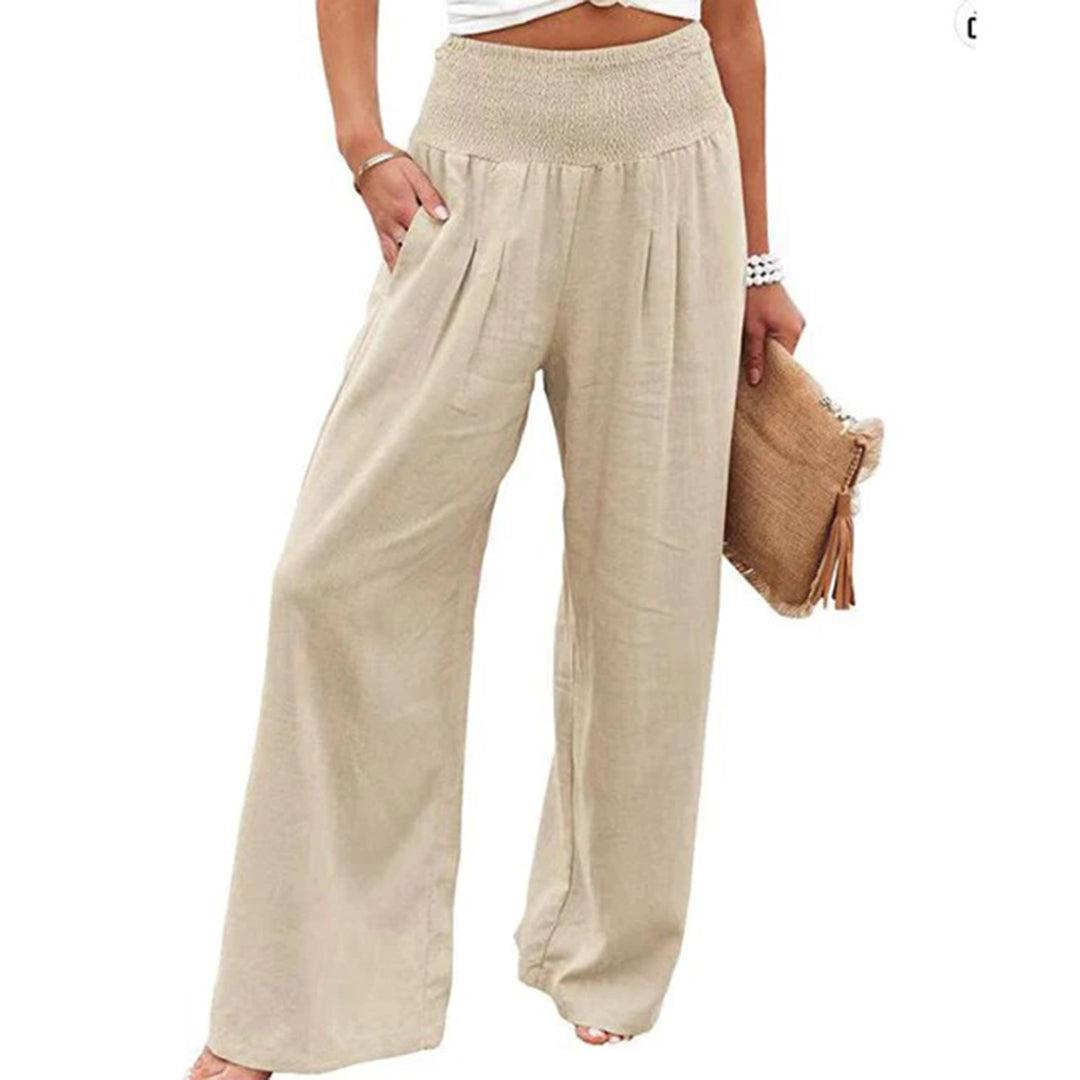 Dahlia™ | Pantalon Confortable en Coton et Chanvre