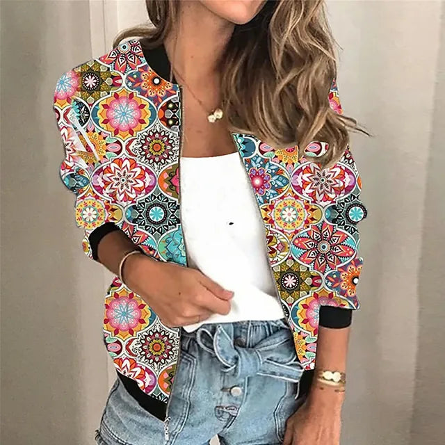 Celia™ | Veste Imprimée Élégante et Confortable