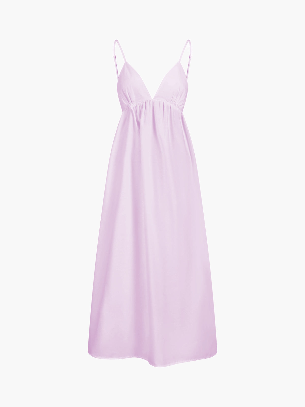 Posy™ | Robe Longue Élégante en Coton à Dos Ouvert