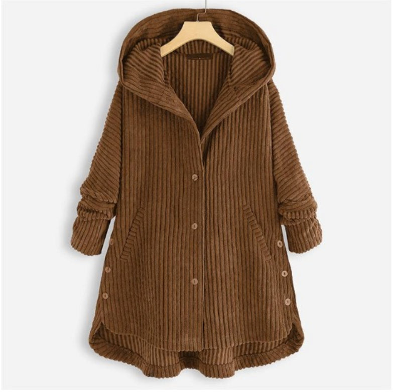 Dana™ | Manteau Côtelé à Capuche