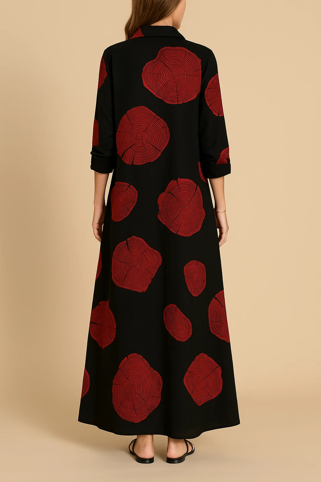 Kasi™ | Robe Maxi Élégante en Lin