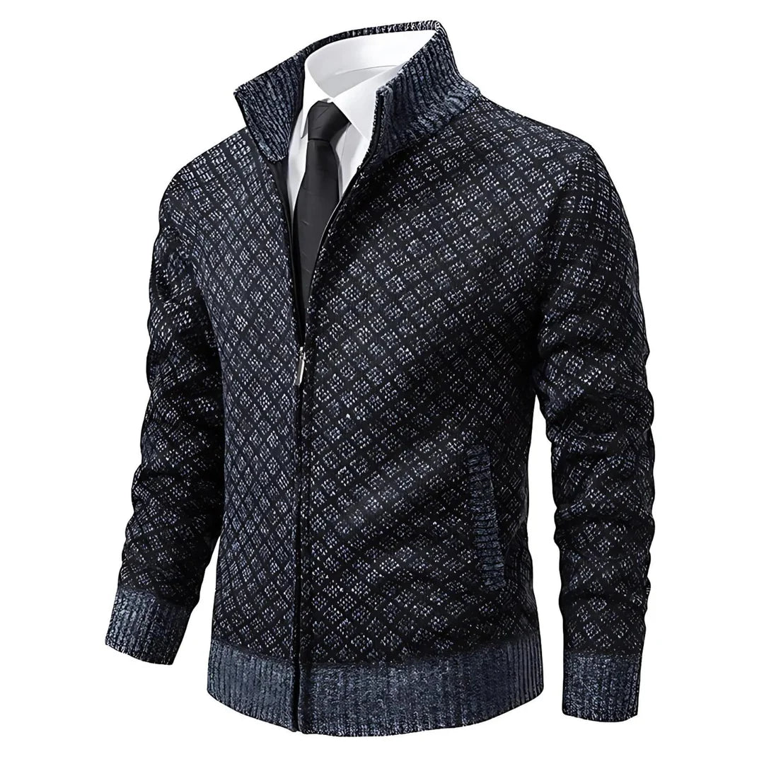 Emanuel™ | Cardigan Zippé à Motifs