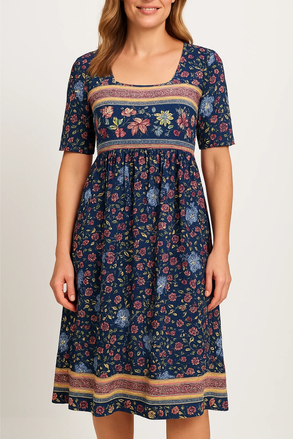 Courine™ | Robe Bohème Élégante à Imprimé Floral