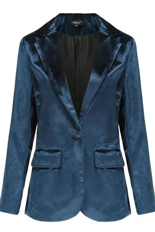 Liora™ | Blazer Élégant en Velours