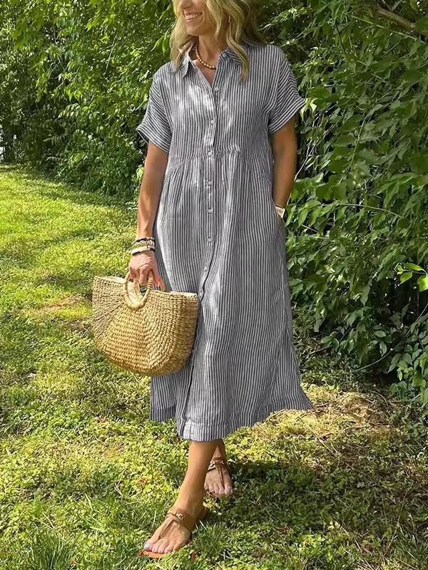 Aglyn™ | Robe Maxi Élégante en Coton