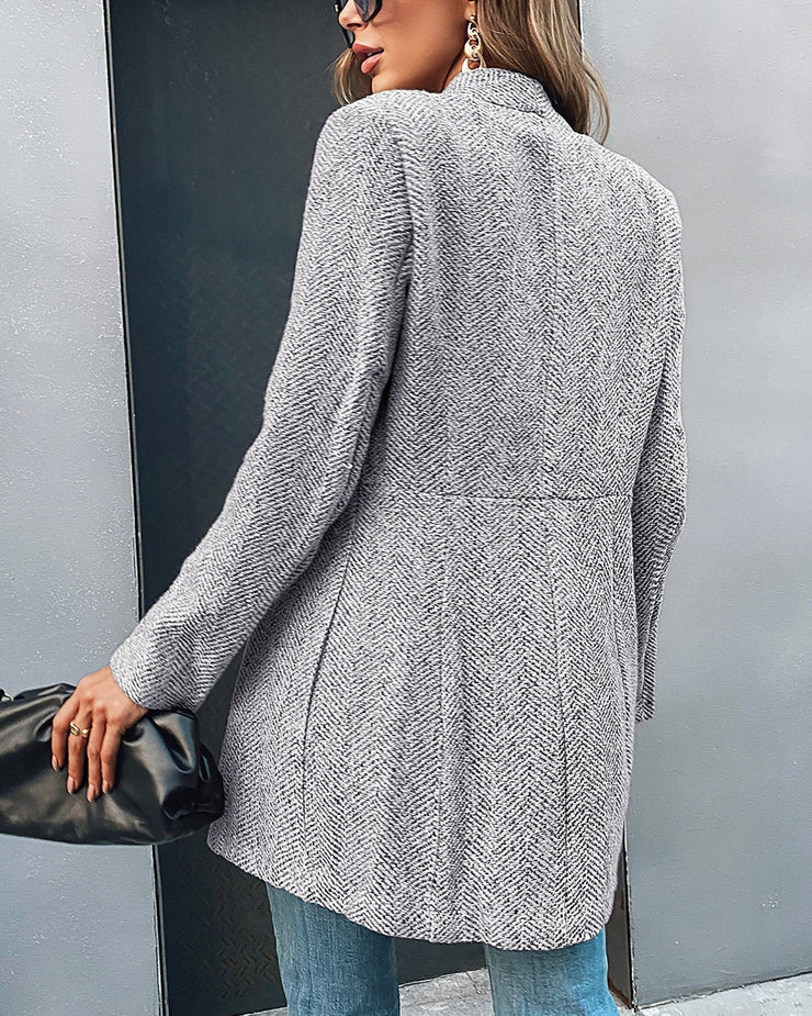 Nalera™ | Blazer Long Élégant en Laine