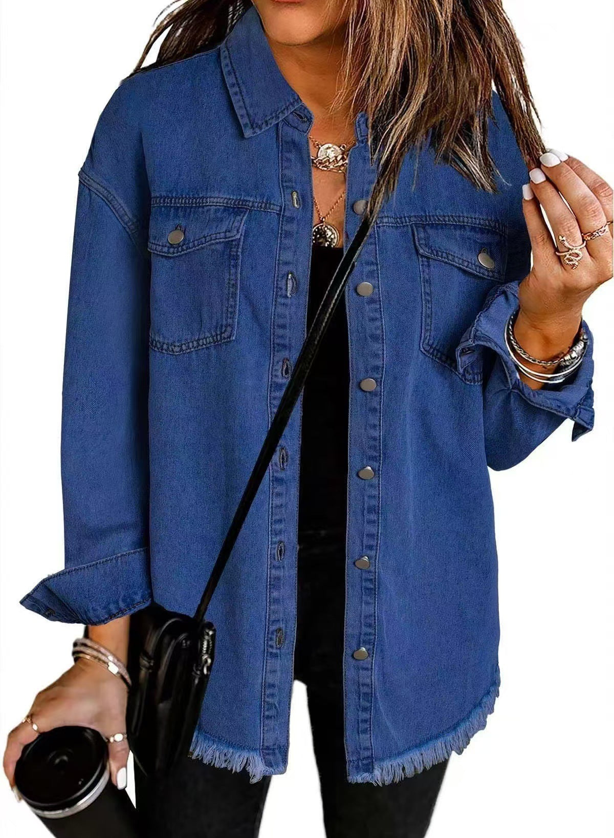 Lila™ | Veste en Denim Élégante