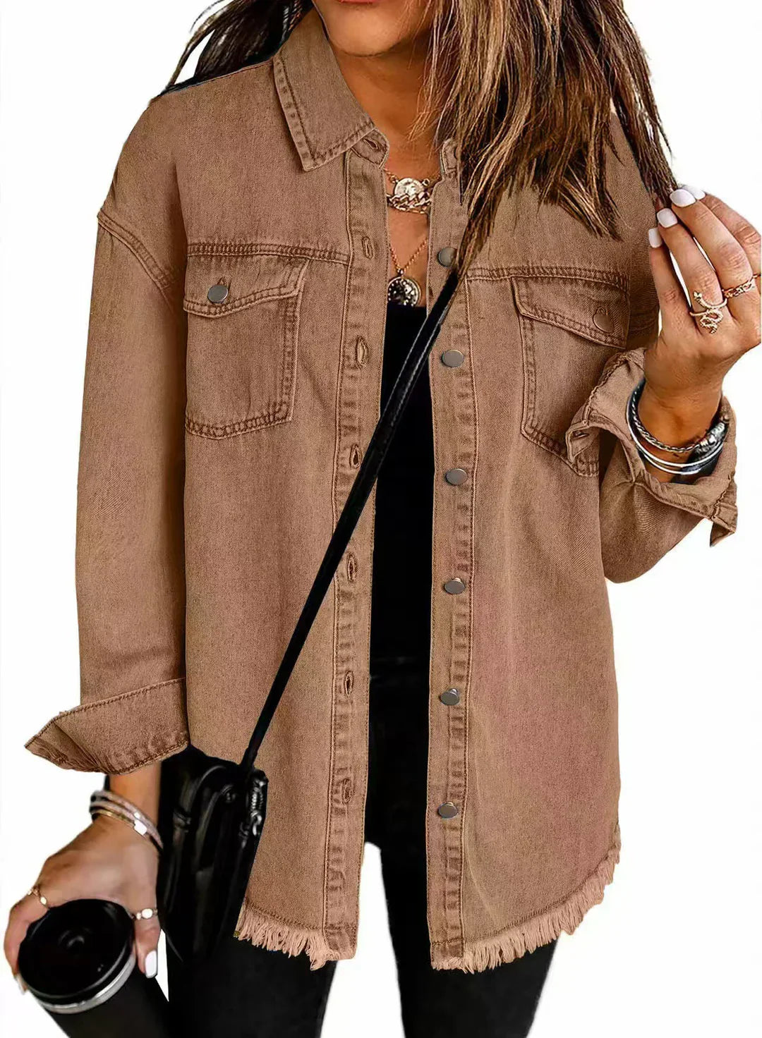 Lila™ | Veste en Denim Élégante
