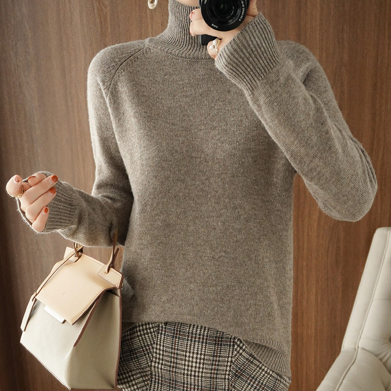 Amara™ | Pull Ample en Tricot Col Roulé