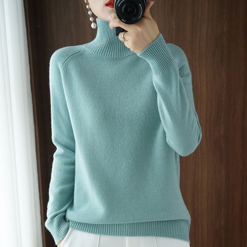 Amara™ | Pull Ample en Tricot Col Roulé