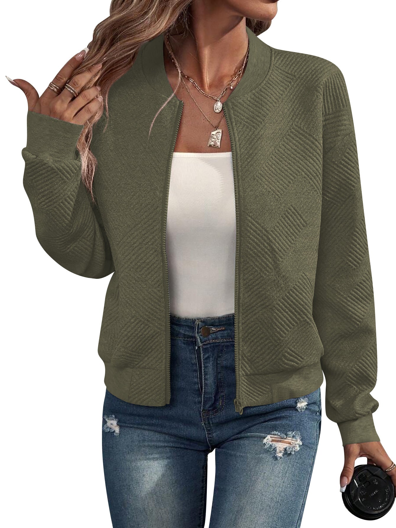 Carolina™ | Veste Bomber Élégante et Confortable