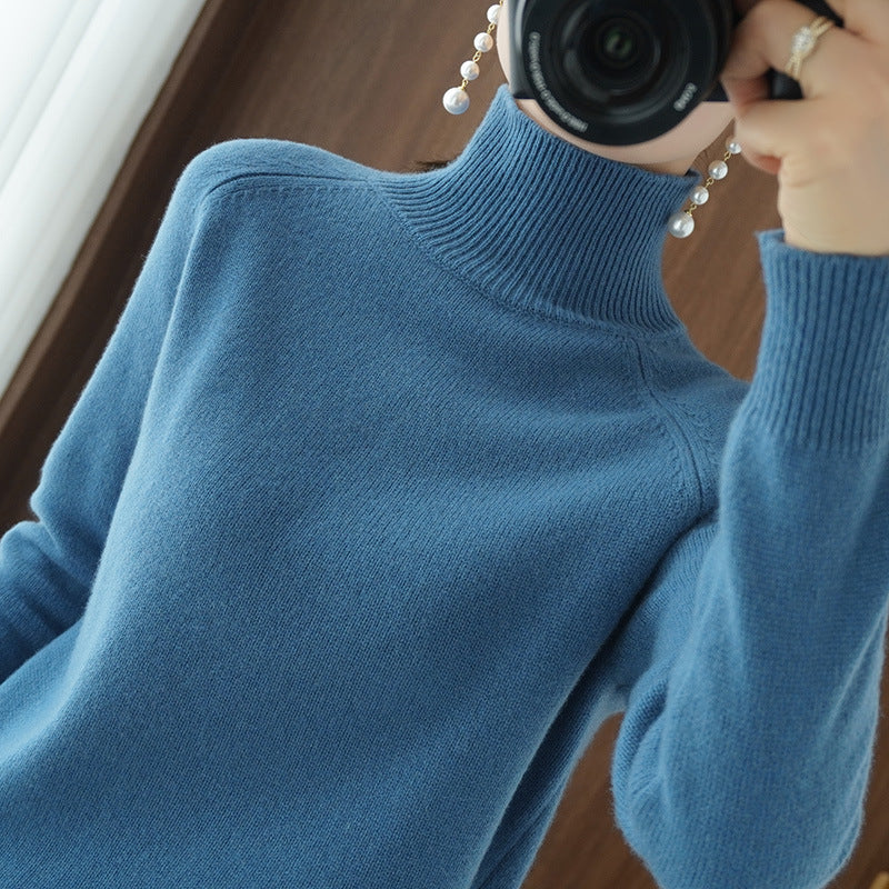 Amara™ | Pull Ample en Tricot Col Roulé