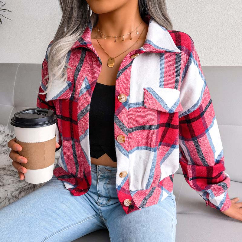 Lauren™ | Veste à Carreaux Élégante et Confortable