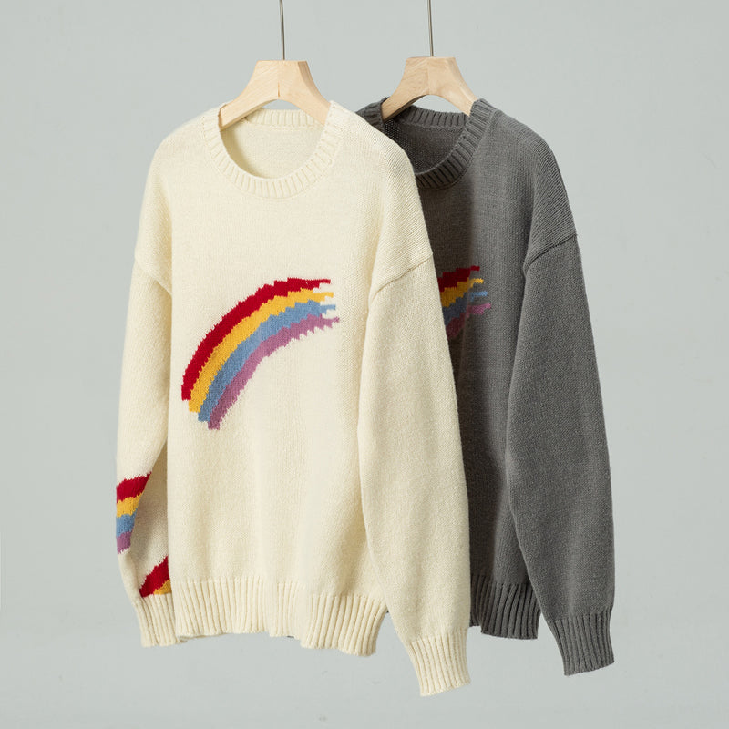 Eliza™ | Pull Arc-En-Ciel Décontracté et Confortable