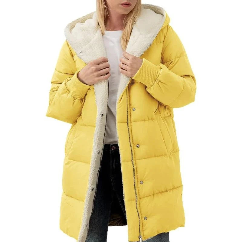 Madison™ | Manteau à capuche en coton velouté double face