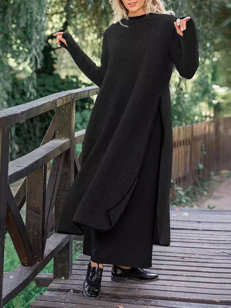 Rosalind™ | Robe Longue en Tricot Élégante