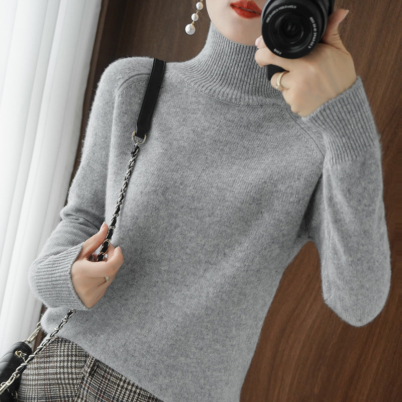 Amara™ | Pull Ample en Tricot Col Roulé