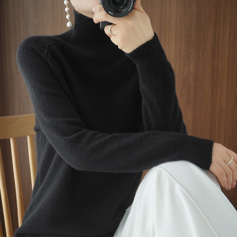 Amara™ | Pull Ample en Tricot Col Roulé