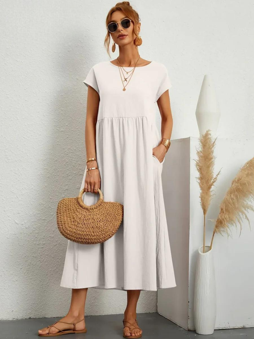 Livia™ | Robe d'été élégante en coton