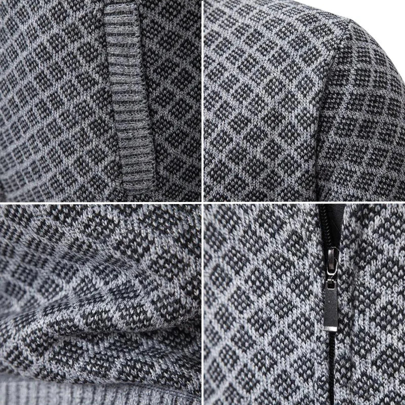 Emanuel™ | Cardigan Zippé à Motifs