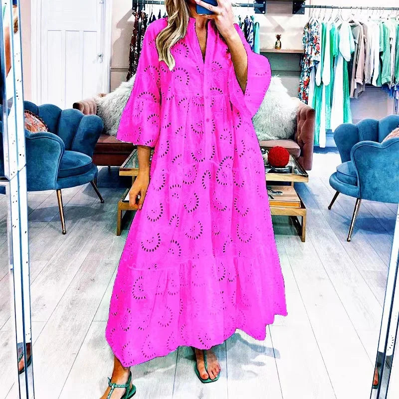 Léa™ | Robe Élégante en Dentelle