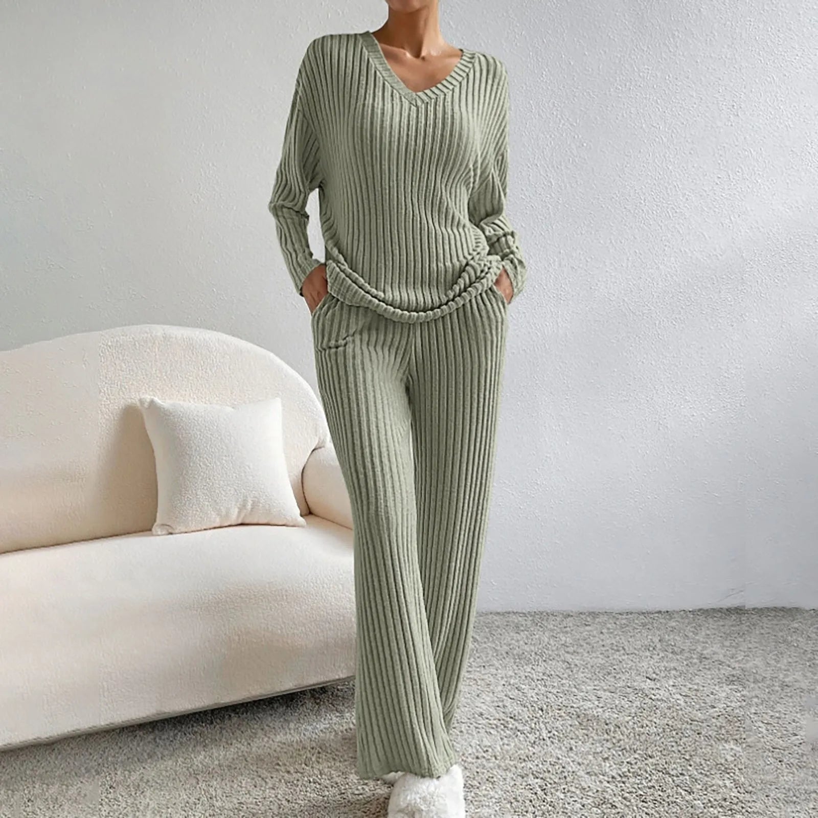 Cathy™ | Ensemble Élégant en Maille