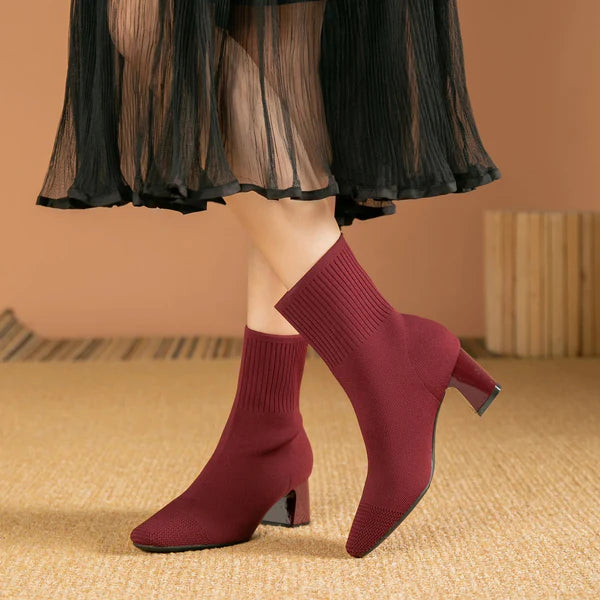 Josie™ | Bottines Tricotées Chic