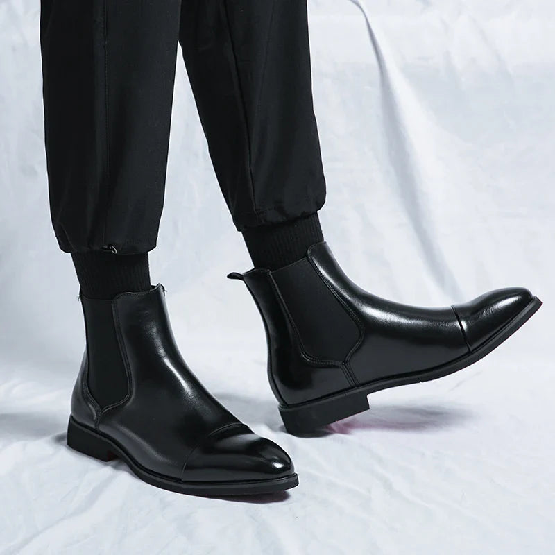Jell™ | Bottines en Cuir Véritable Premium