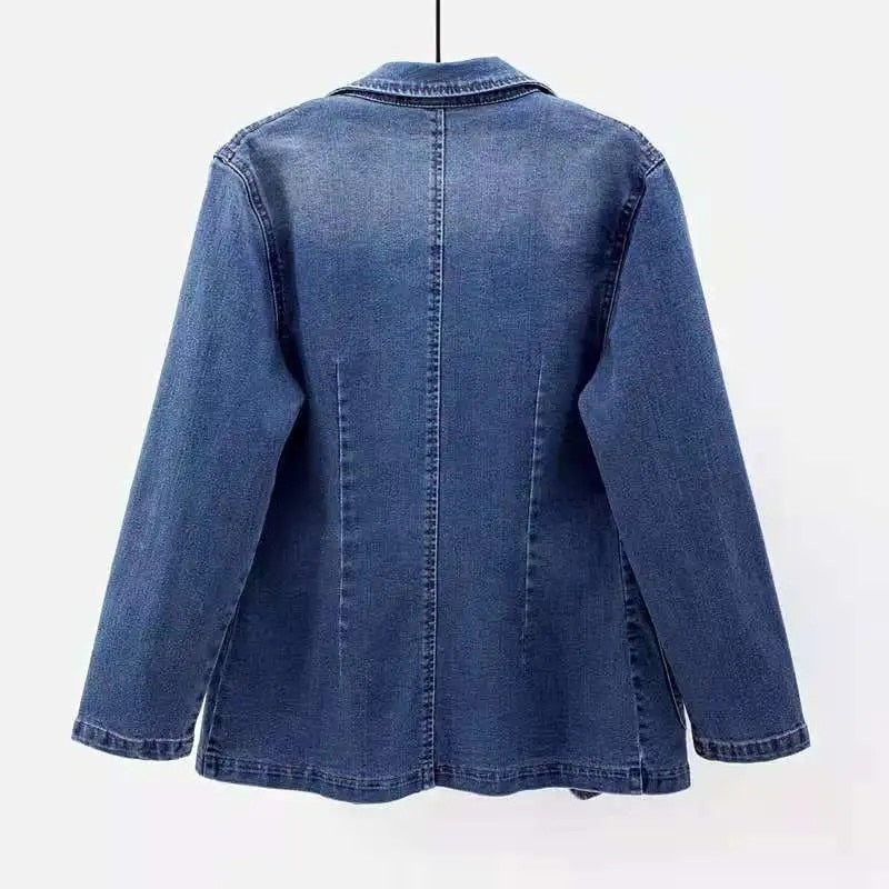 Serine™ | Blazer en Jean Élégant