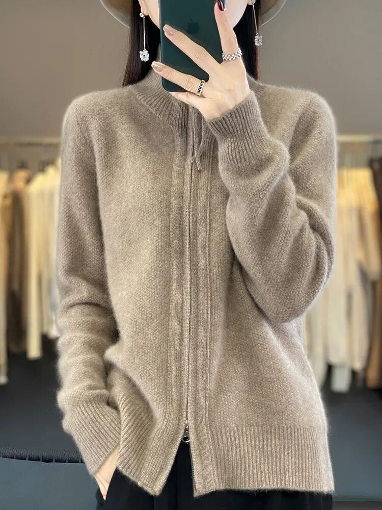 Lola™ | Cardigan Élégant à Zip