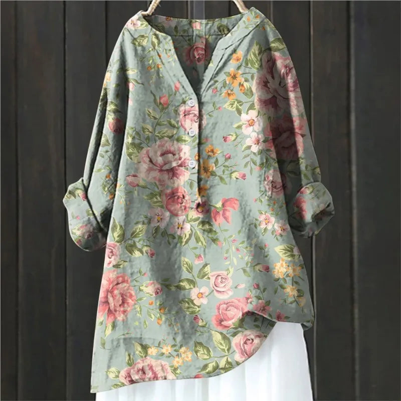 Juli™ | Élégante Blouse Florale