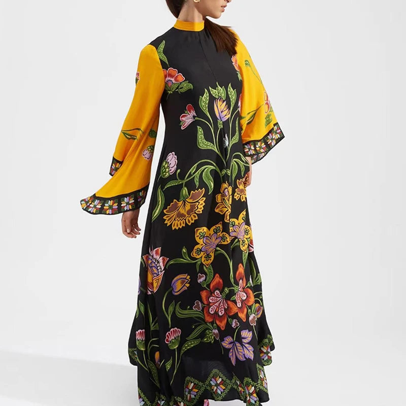 Amakna™ | Robe Longue Ethnique Rétro