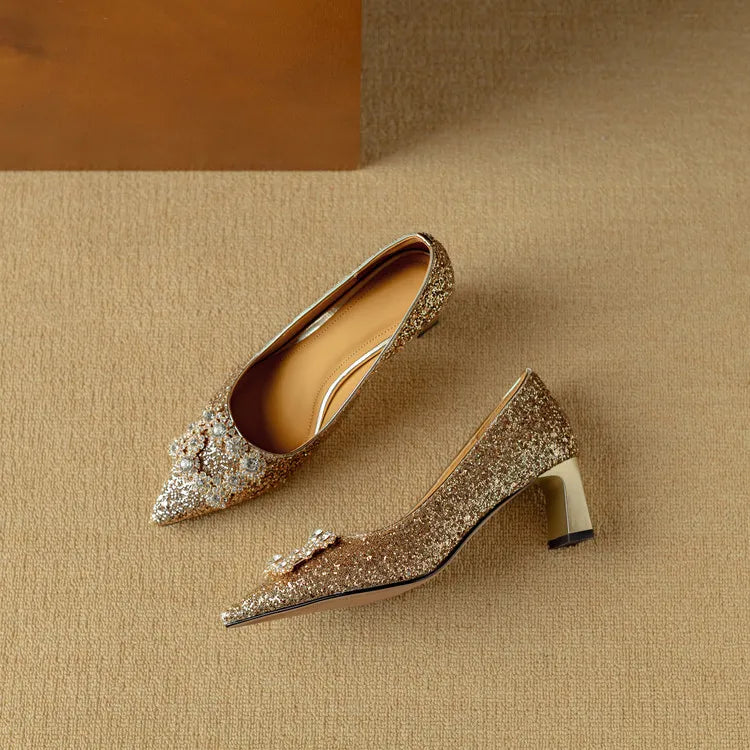 Gloria™ | Escarpins Pailletés Élégants
