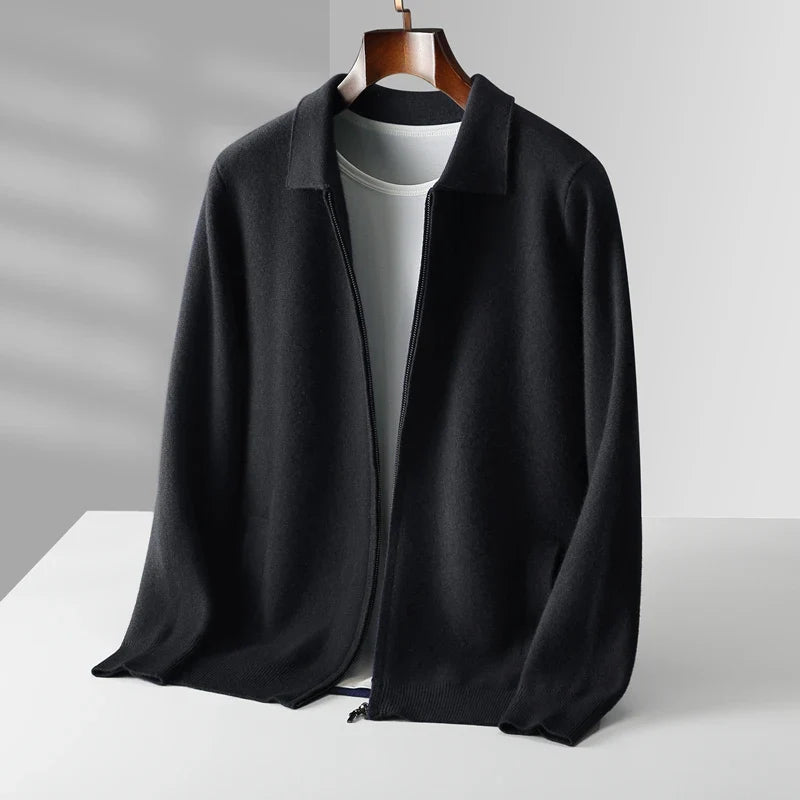 Bruno™ | Cardigan Zippé en Pur Cachemire