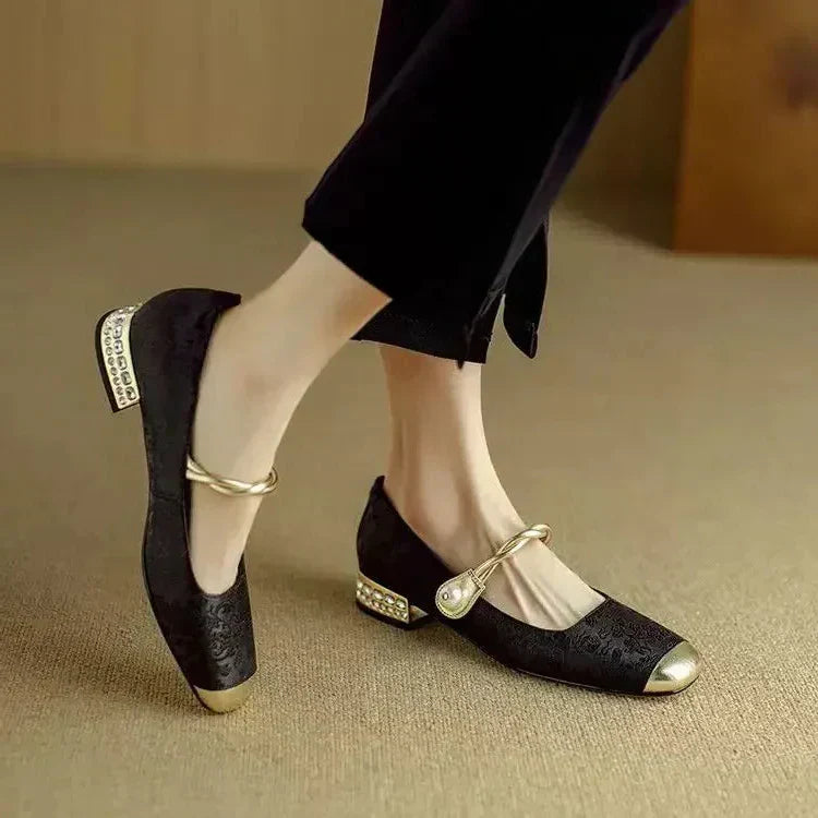 Mestelle™ | Mary Janes Élégantes en Cuir