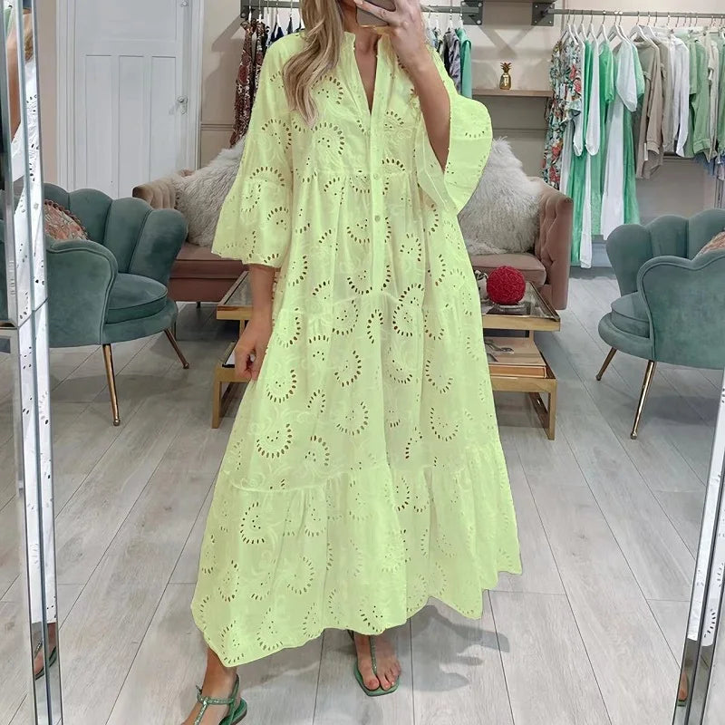 Léa™ | Robe Élégante en Dentelle