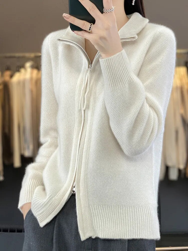 Lola™ | Cardigan Élégant à Zip