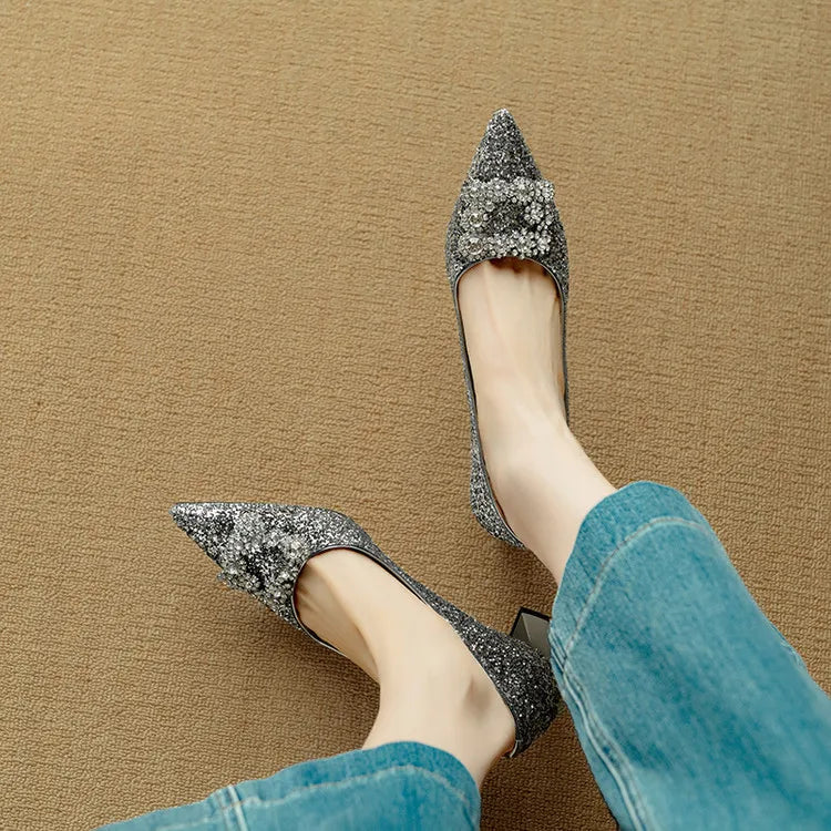 Gloria™ | Escarpins Pailletés Élégants