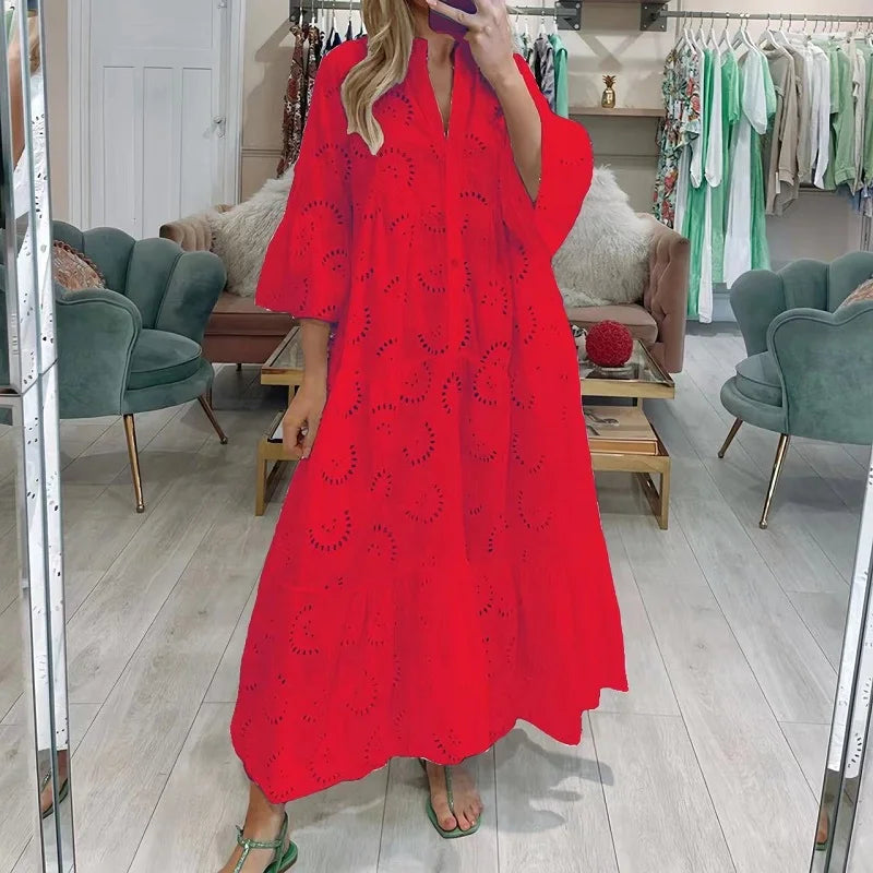 Léa™ | Robe Élégante en Dentelle