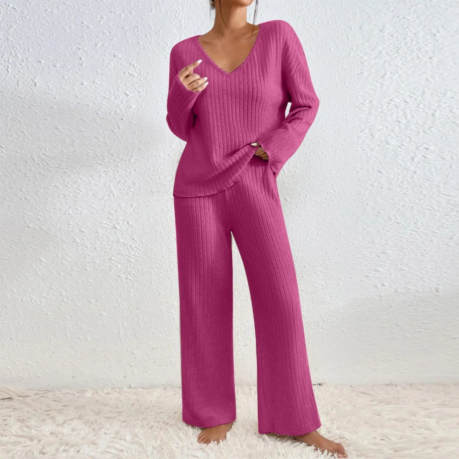 Cathy™ | Ensemble Élégant en Maille