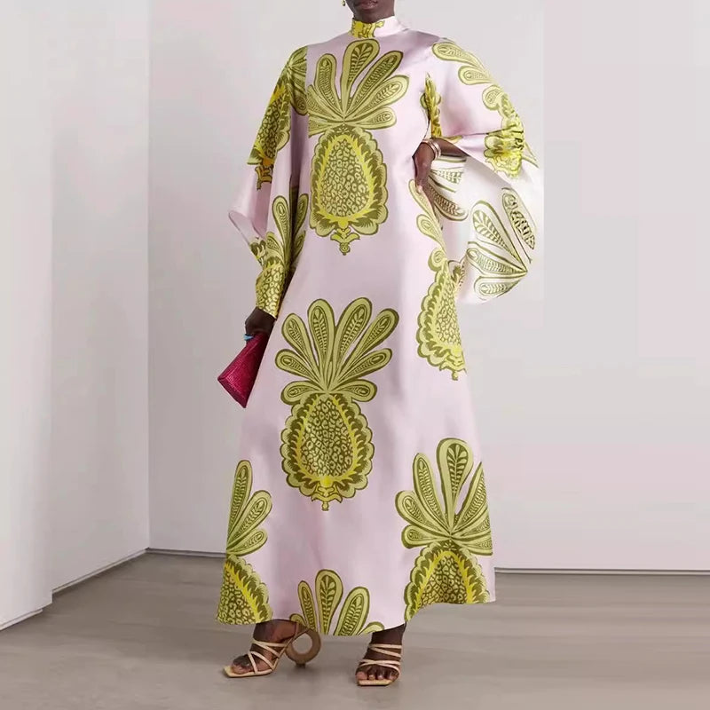 Amakna™ | Robe Longue Ethnique Rétro