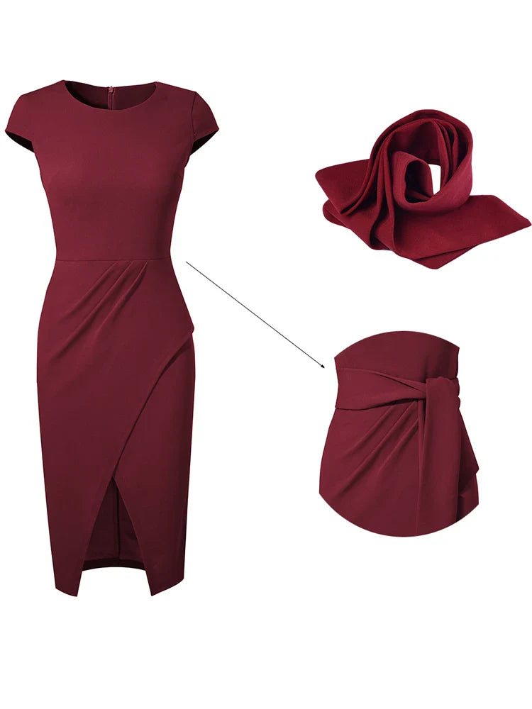 Farida™ | Robe Chic Ceinturée Élégance & Confort
