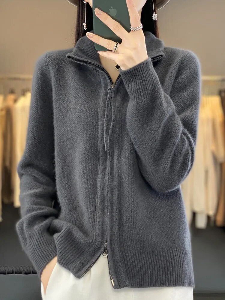 Lola™ | Cardigan Élégant à Zip