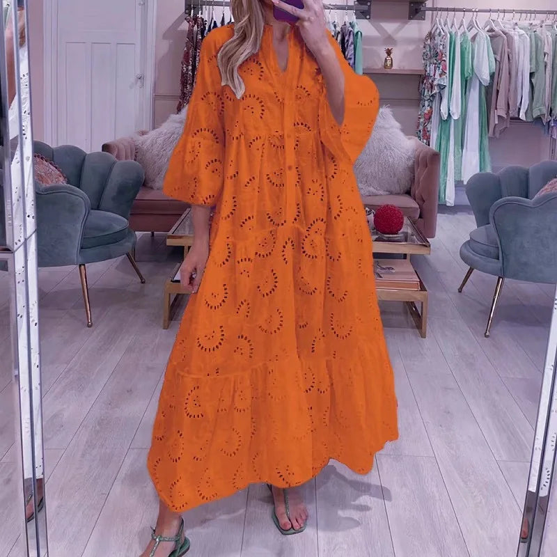 Léa™ | Robe Élégante en Dentelle