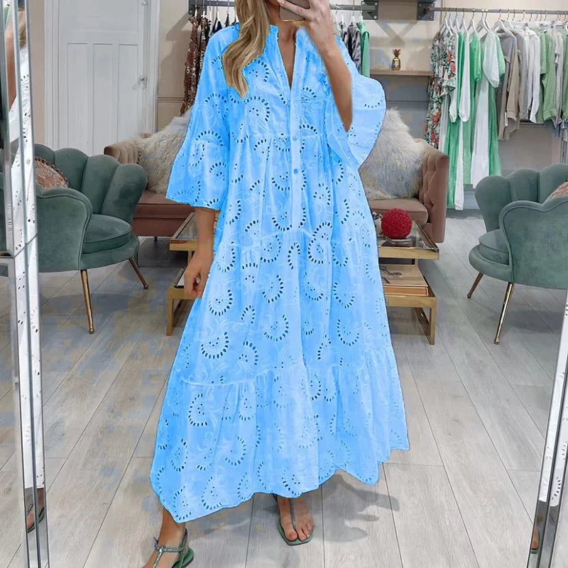 Léa™ | Robe Élégante en Dentelle