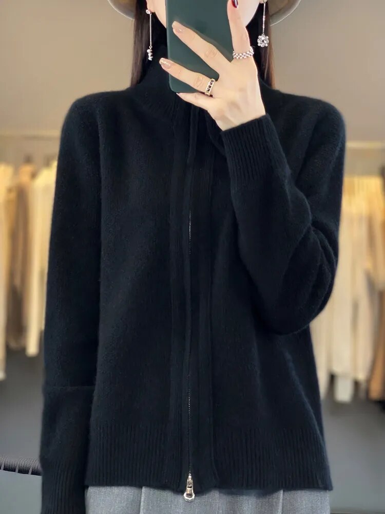 Lola™ | Cardigan Élégant à Zip