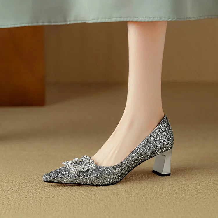 Gloria™ | Escarpins Pailletés Élégants