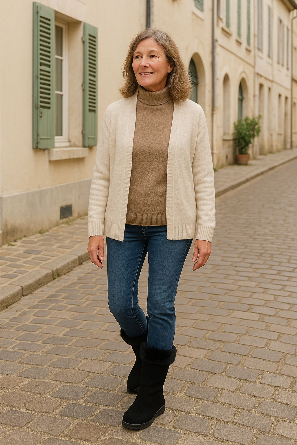 Sanela™ | Bottes Confortables en Cuir