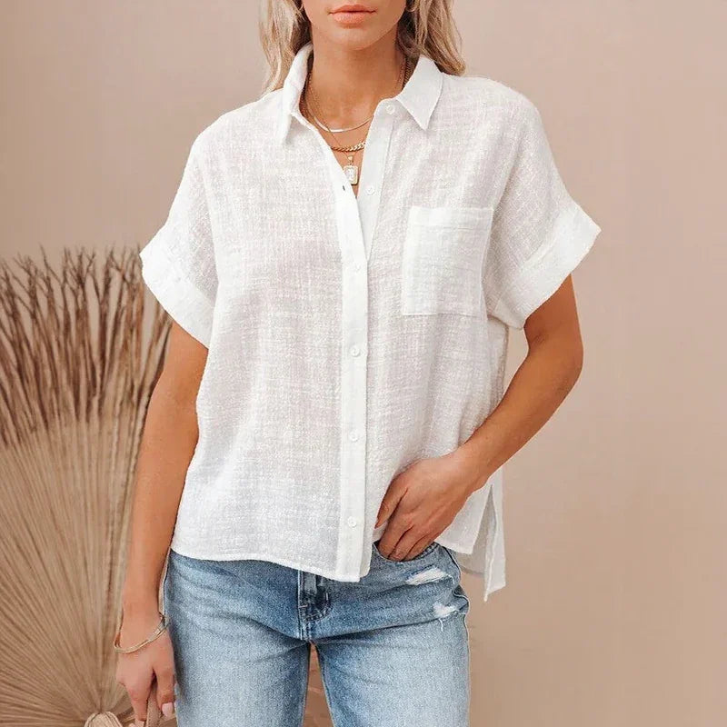 Kayle™ | Chemise Élégante en Lin Coton